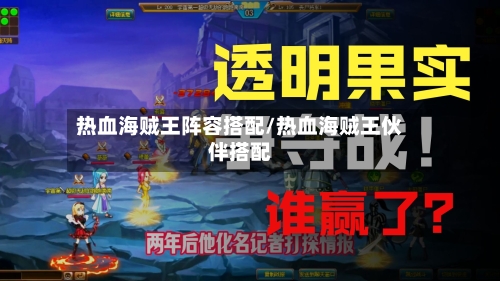 热血海贼王阵容搭配/热血海贼王伙伴搭配-第3张图片
