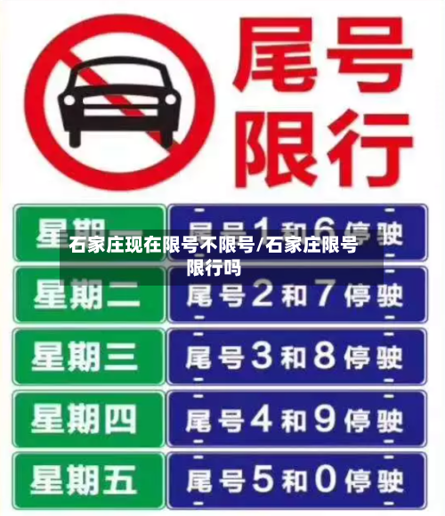 石家庄现在限号不限号/石家庄限号限行吗-第3张图片