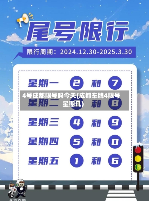4号成都限号吗今天(成都车牌4限号星期几)