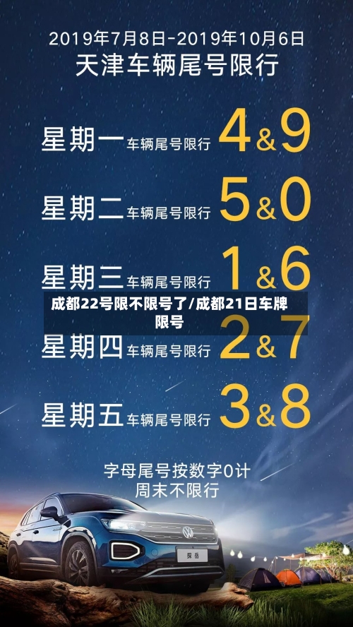 成都22号限不限号了/成都21日车牌限号