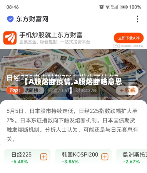 【A股熔断疫情,a股熔断啥意思】-第3张图片
