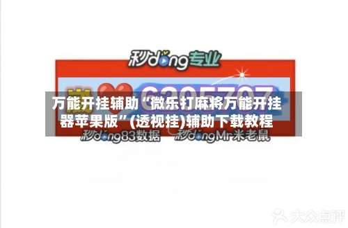 万能开挂辅助“微乐打麻将万能开挂器苹果版	”(透视挂)辅助下载教程-第2张图片
