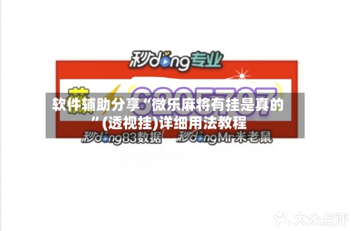 软件辅助分享“微乐麻将有挂是真的	”(透视挂)详细用法教程-第2张图片