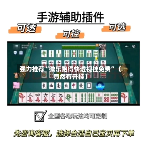 强力推荐“微乐跑得快透视挂免费”（竟然有开挂）-第3张图片