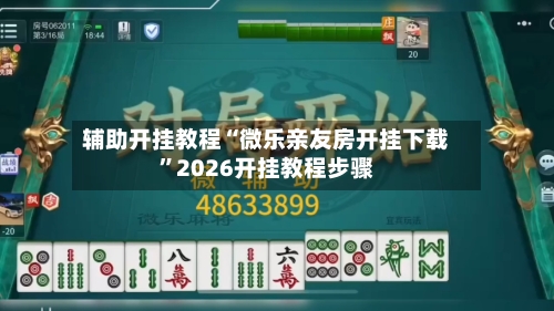 辅助开挂教程“微乐亲友房开挂下载	”2026开挂教程步骤-第2张图片