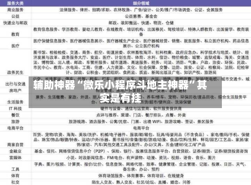 辅助神器“微乐小程序斗地主神器”其实是有挂-第3张图片