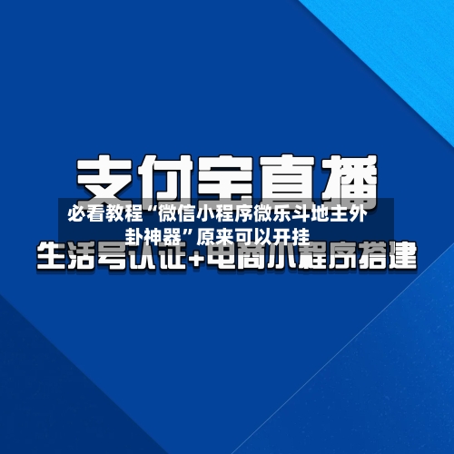 必看教程“微信小程序微乐斗地主外卦神器”原来可以开挂-第3张图片