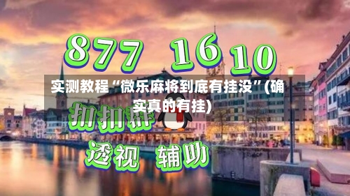 实测教程“微乐麻将到底有挂没”(确实真的有挂)-第1张图片