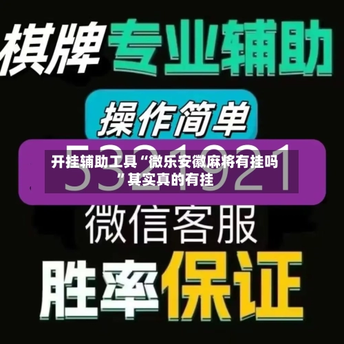 开挂辅助工具“微乐安徽麻将有挂吗”其实真的有挂-第3张图片