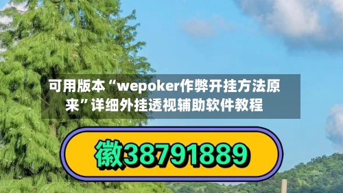 可用版本“wepoker作弊开挂方法原来”详细外挂透视辅助软件教程