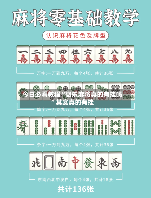 今日必看教程“微乐麻将真的有挂吗”其实真的有挂-第2张图片