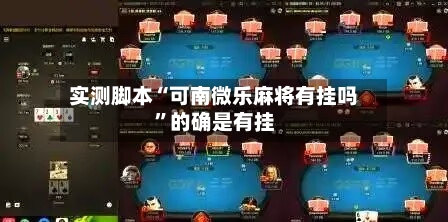 实测脚本“可南微乐麻将有挂吗”的确是有挂-第2张图片