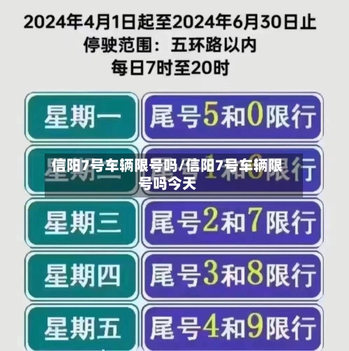 信阳7号车辆限号吗/信阳7号车辆限号吗今天-第2张图片