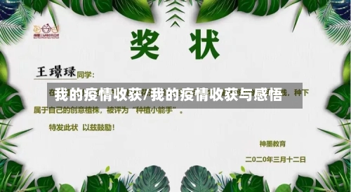 我的疫情收获/我的疫情收获与感悟