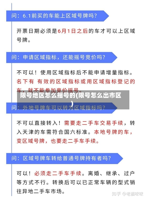 限号地区怎么摇号的(限号怎么出市区)