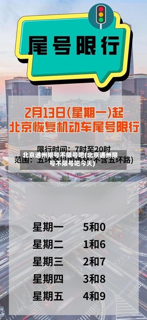 北京通州限号不限号吧(北京通州限号不限号吧今天)
